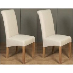 AM Sophie Oak Chair Beige KD